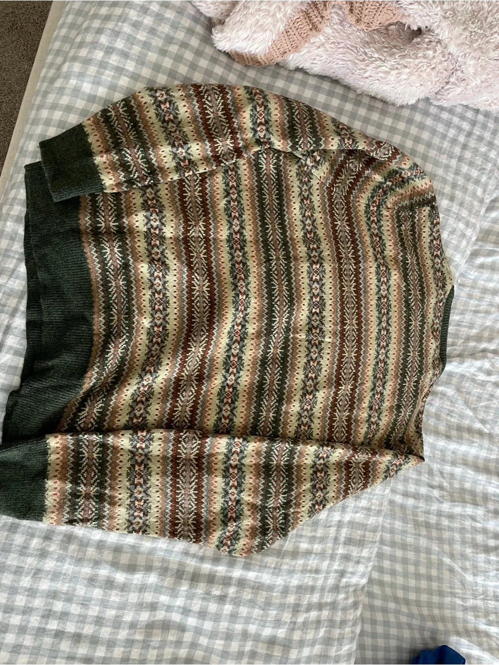 JCrew Lambswool blend Fair Isle crewneck Sweater